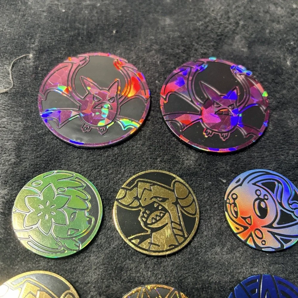Pokémon TCG Coin Lot of 13 Lucario, Crobat, Garchomp